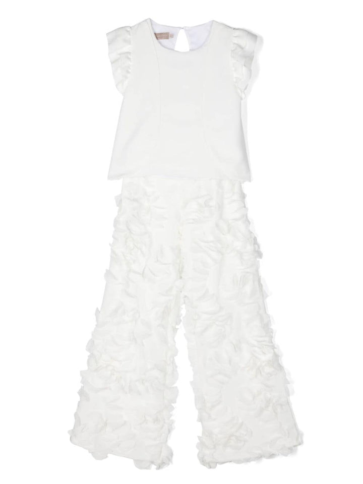 Ensemble pantalon blanc fille