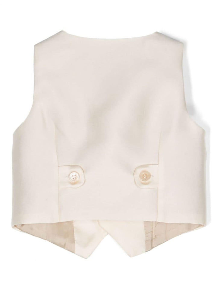 Gilet beige neonato