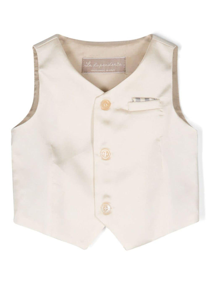 Gilet beige neonato