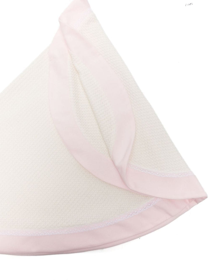 Coperta bianca/rosa