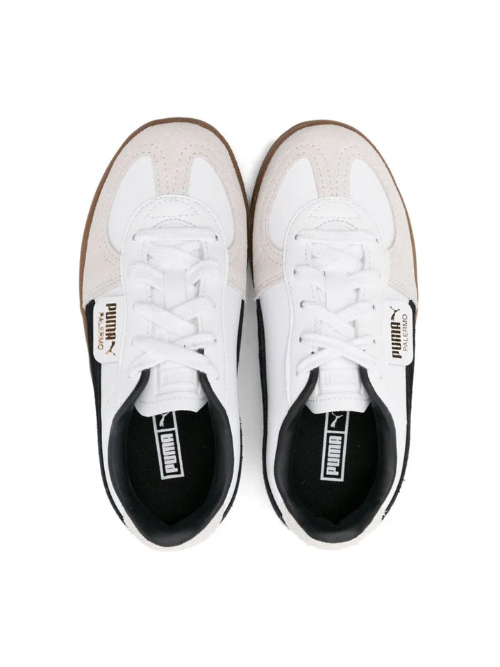 Sneakers bianca/grigia bambino