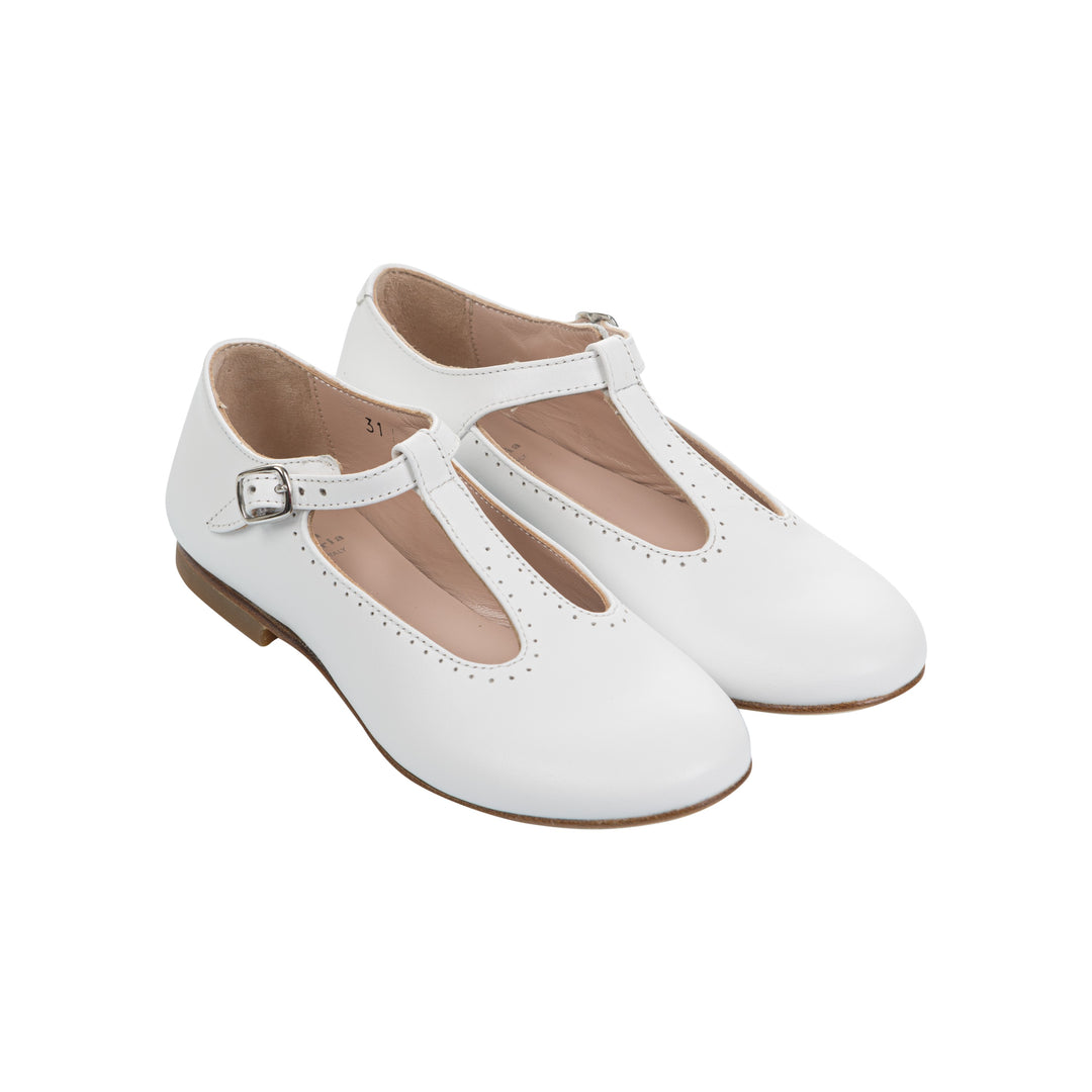 Ballerines blanches petite fille