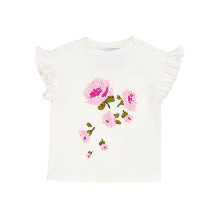 T-shirt avorio neonata