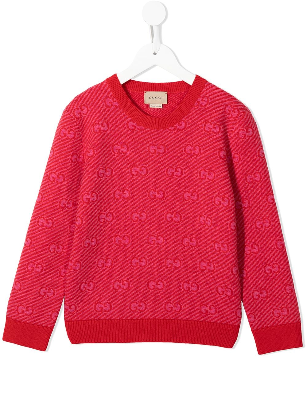 Maglione rosso bambina