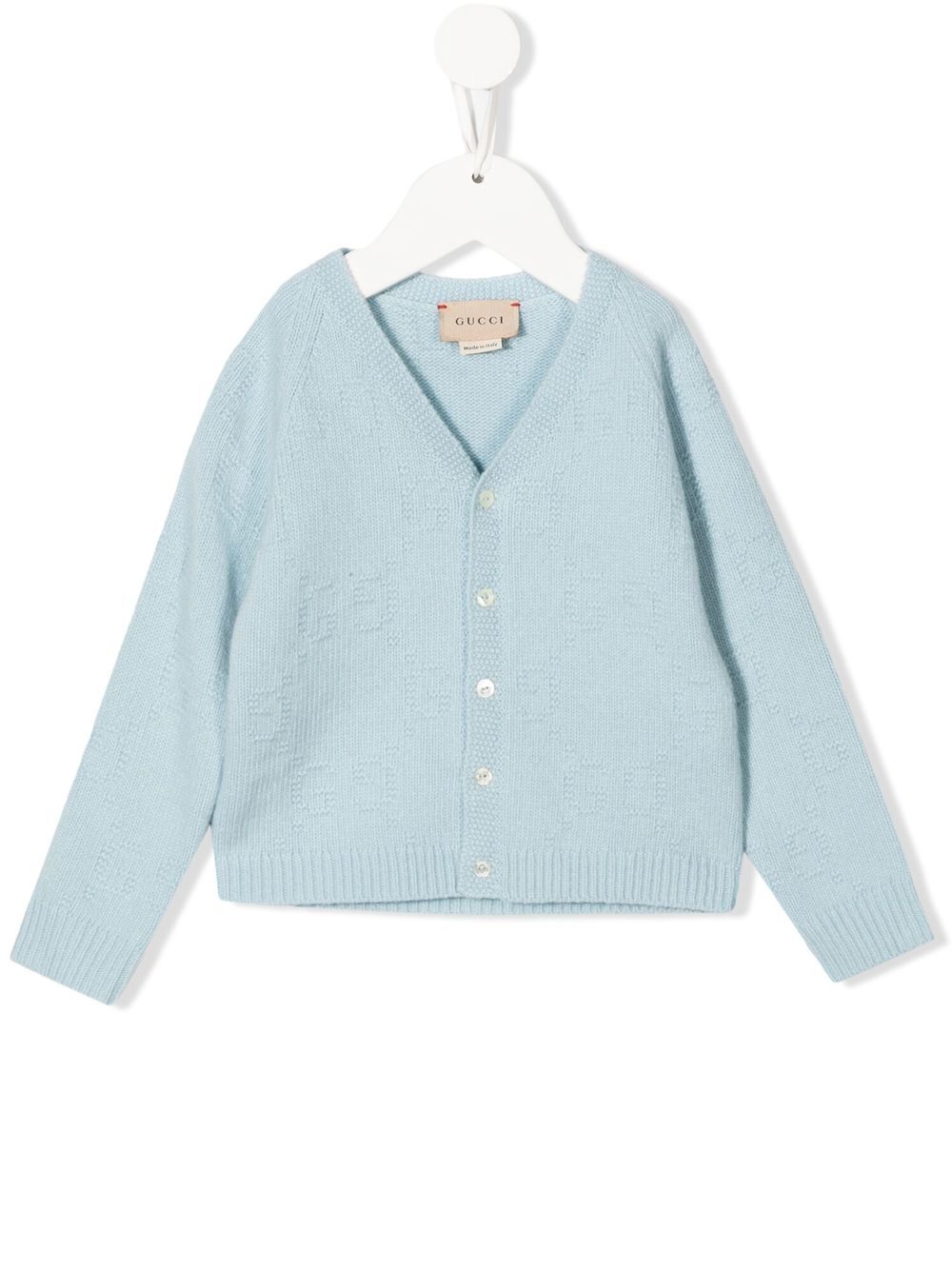 Cardigan blu neonato