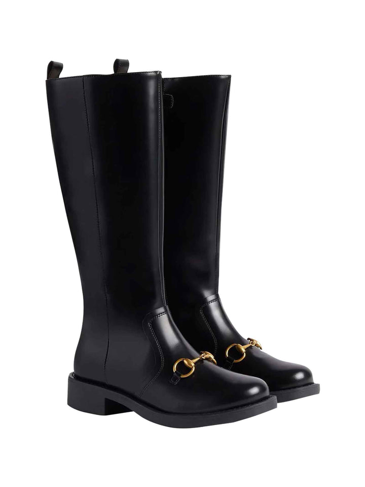 Bottes noires unisexes