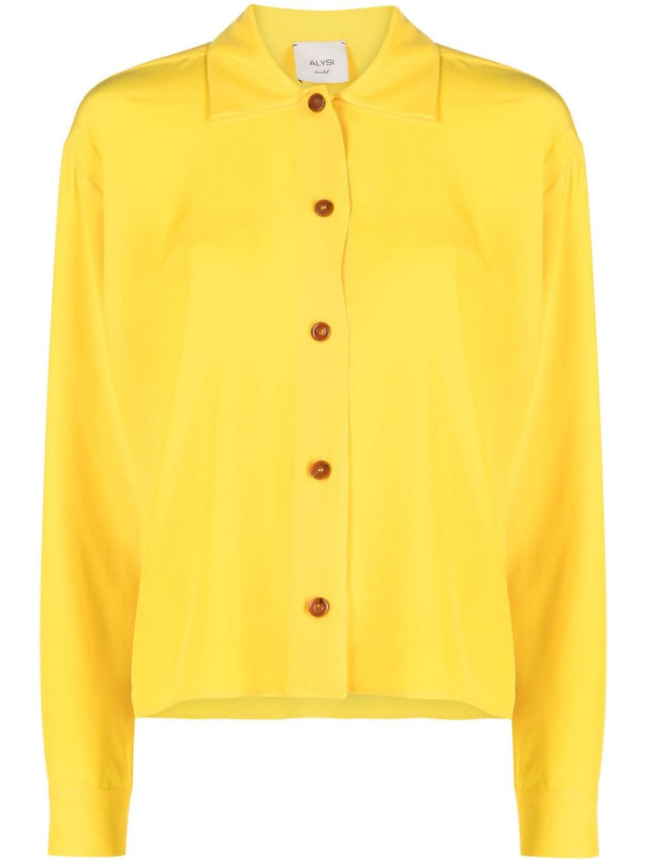 Chemise jaune femme