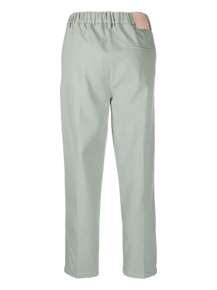 Pantalone verde salvia donna