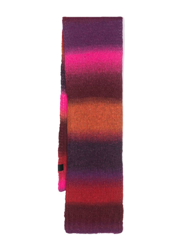 Sciarpa bordeaux multicolor unisex