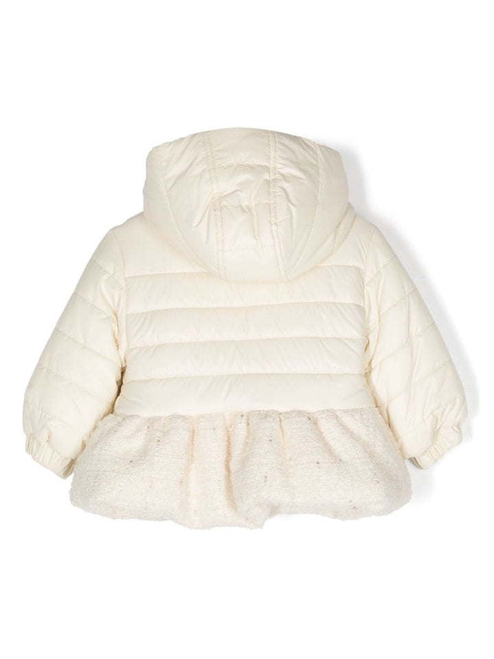 Manteaux blanc mat bébé fille