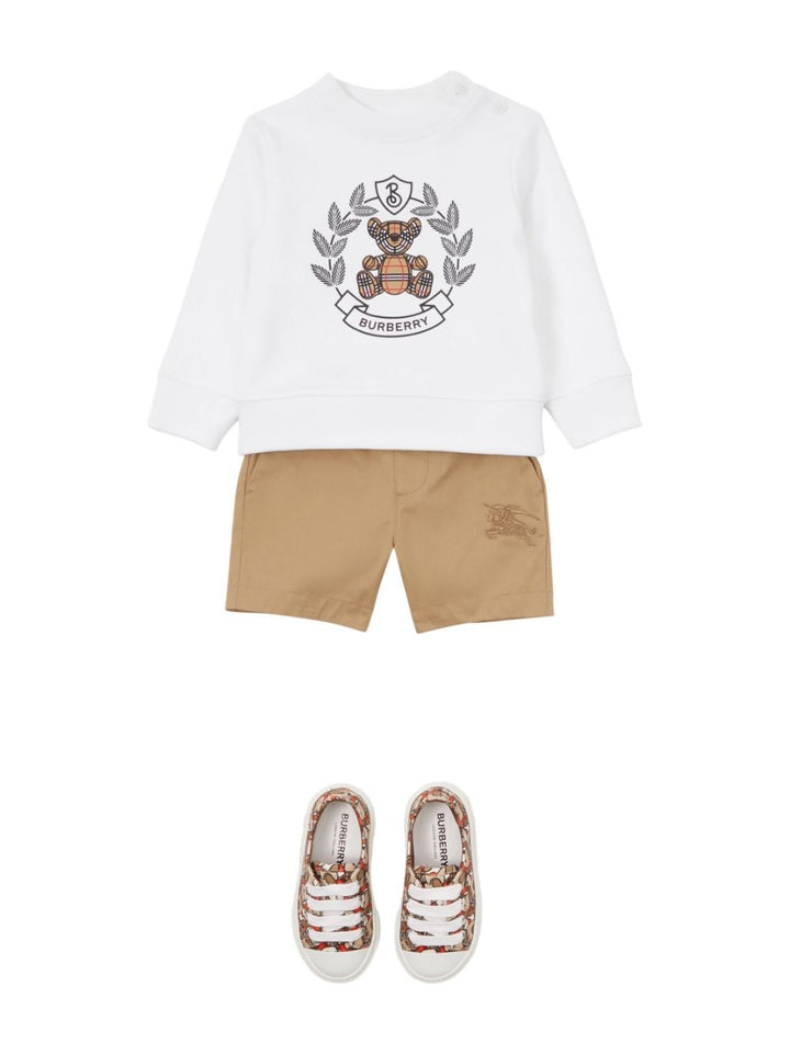 Short bébé beige