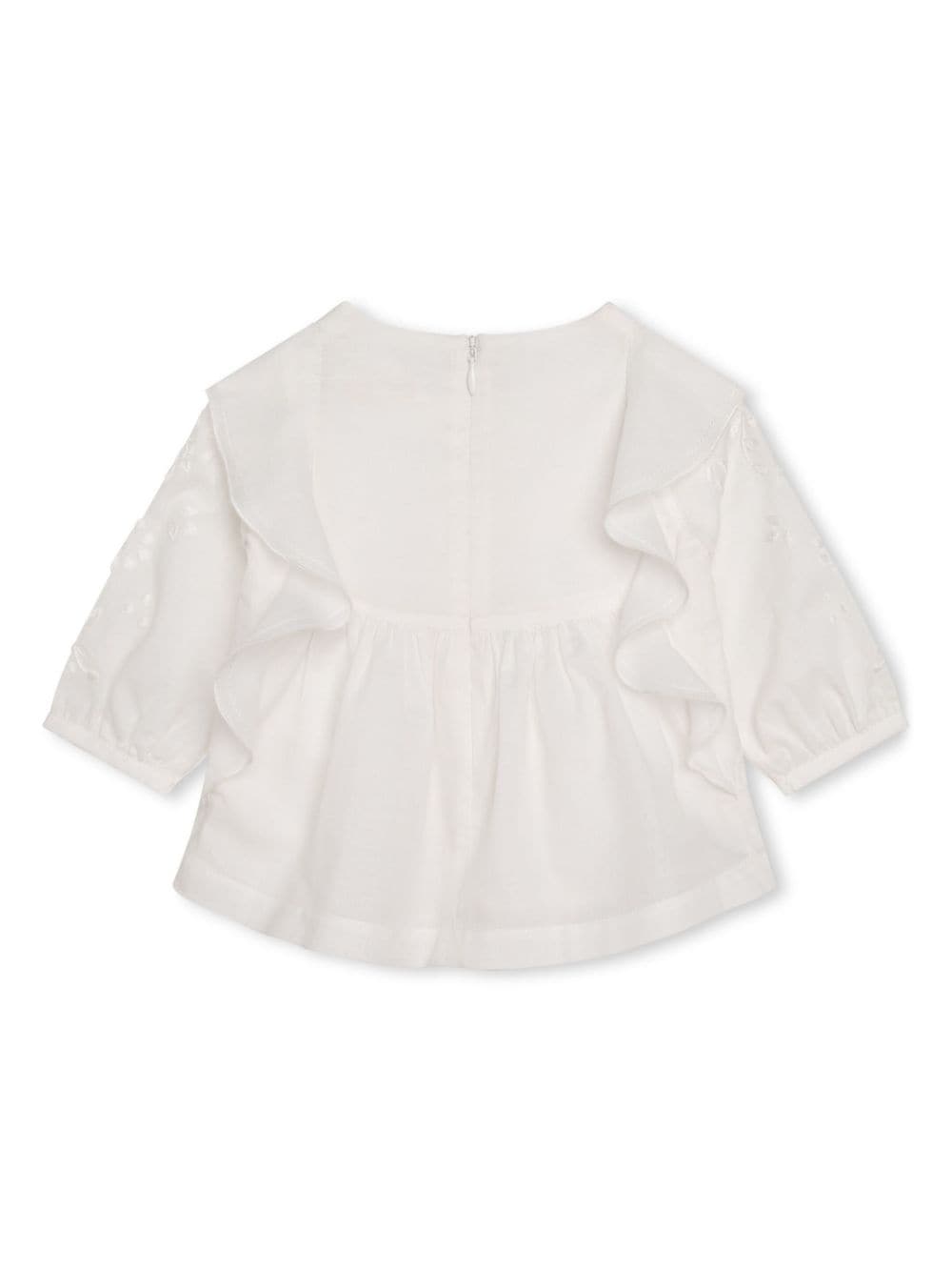 Blusa bianca neonata