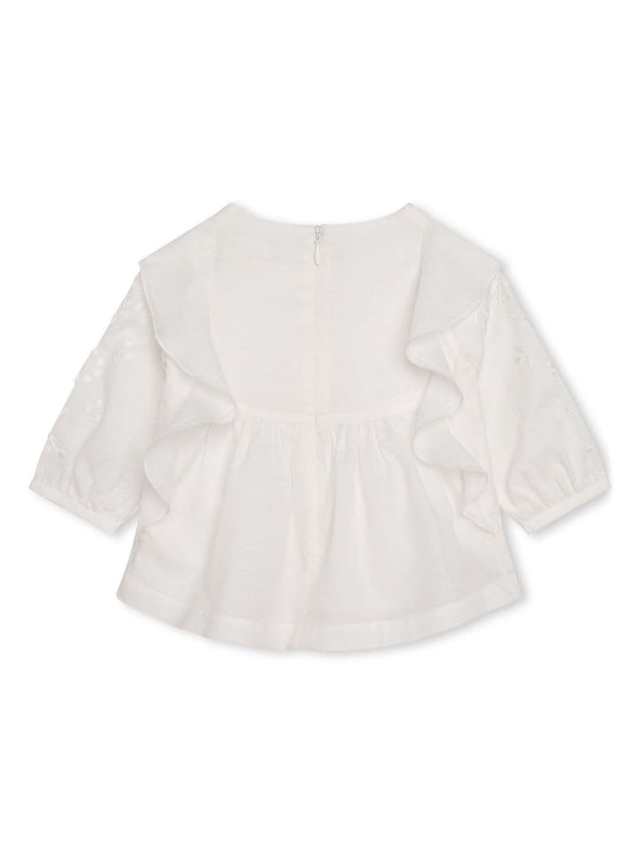 Blusa bianca neonata