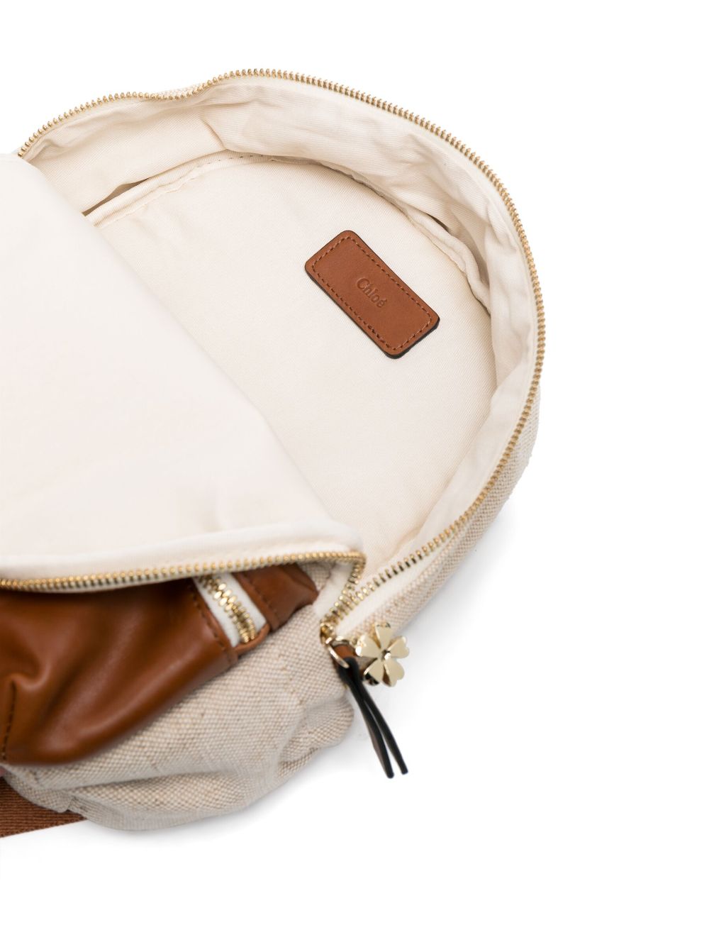 Sac à dos fille beige