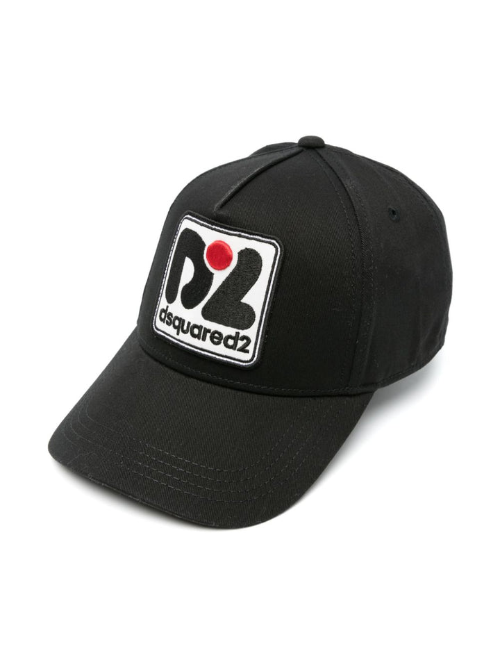 Chapeau unisexe noir avec logo