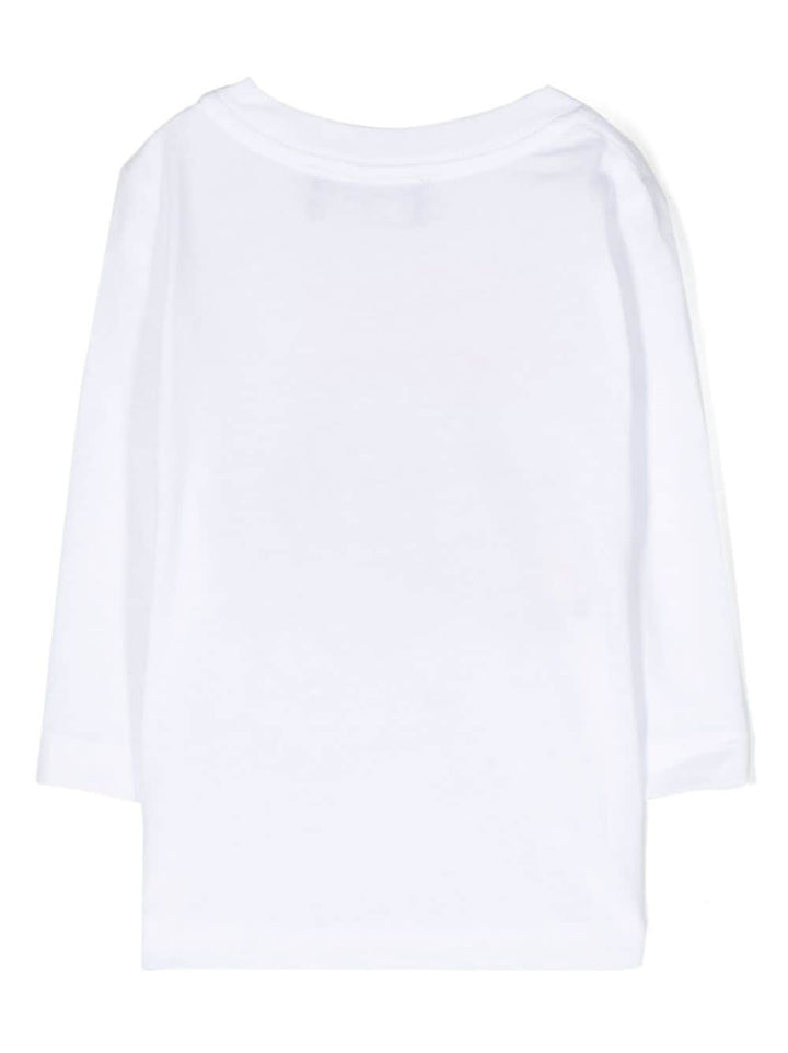 Chemise blanche, avec imprimé sur le devant
