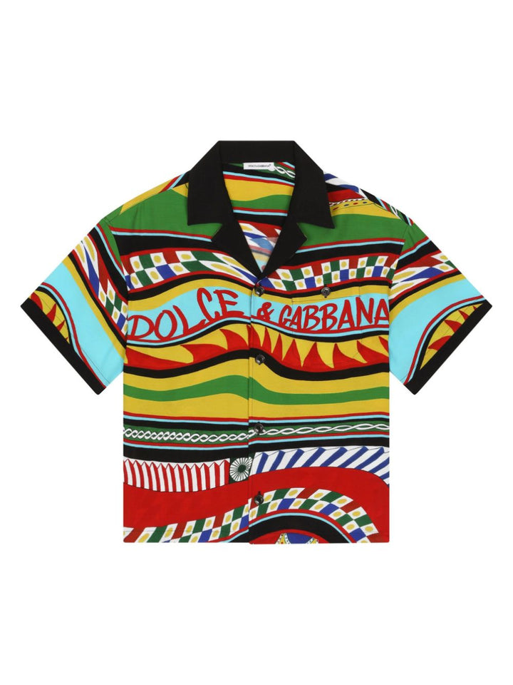 Camicia multicolor bambino