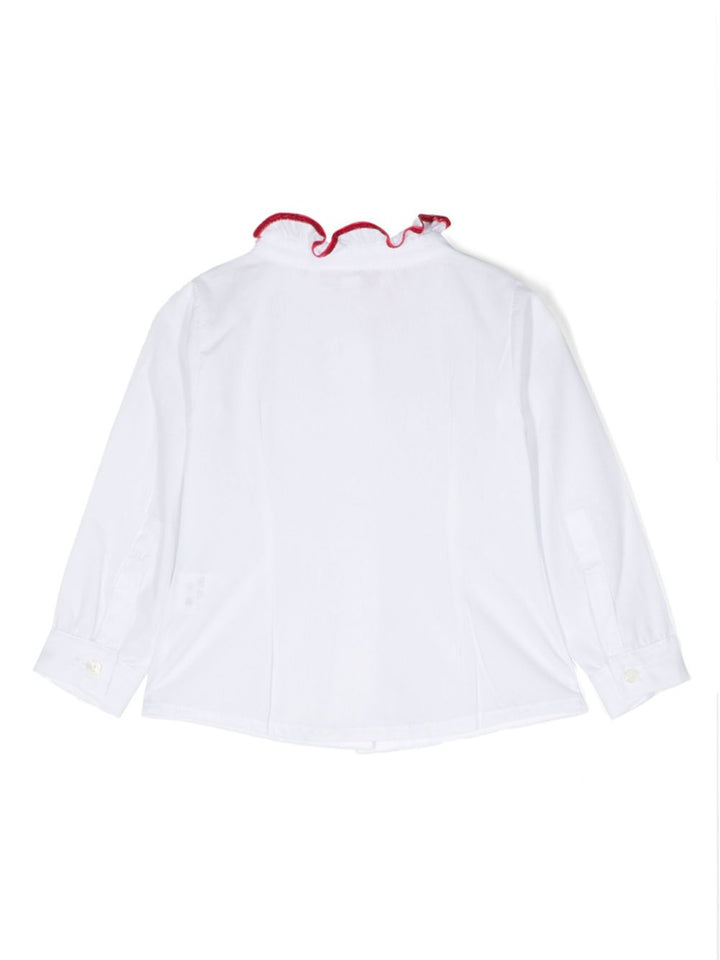 Chemise blanche nouveau-né