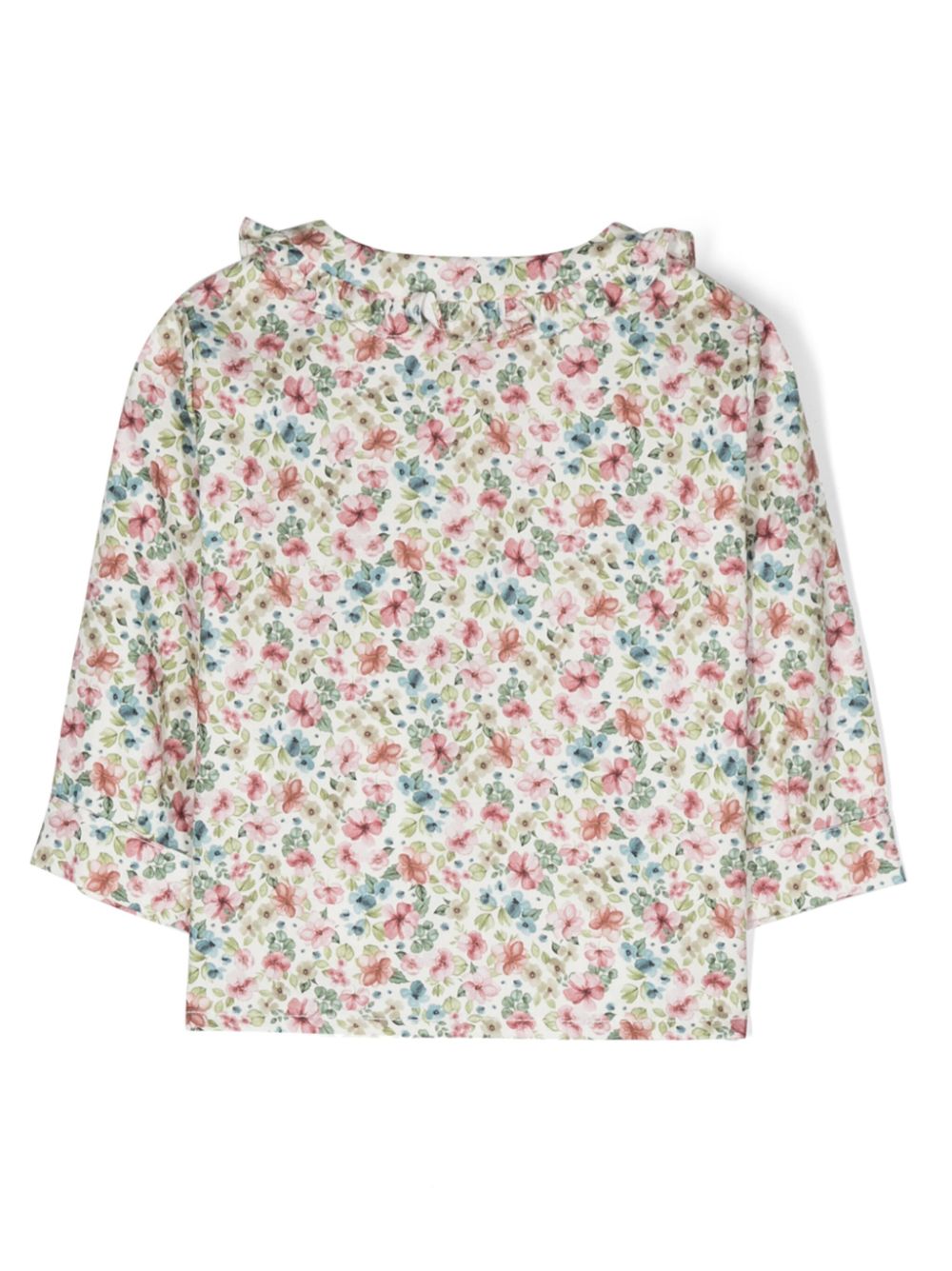 Camicia a fiori neonata