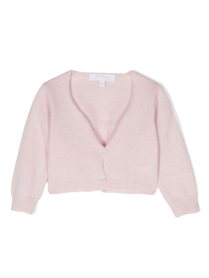 Gilet rose bébé