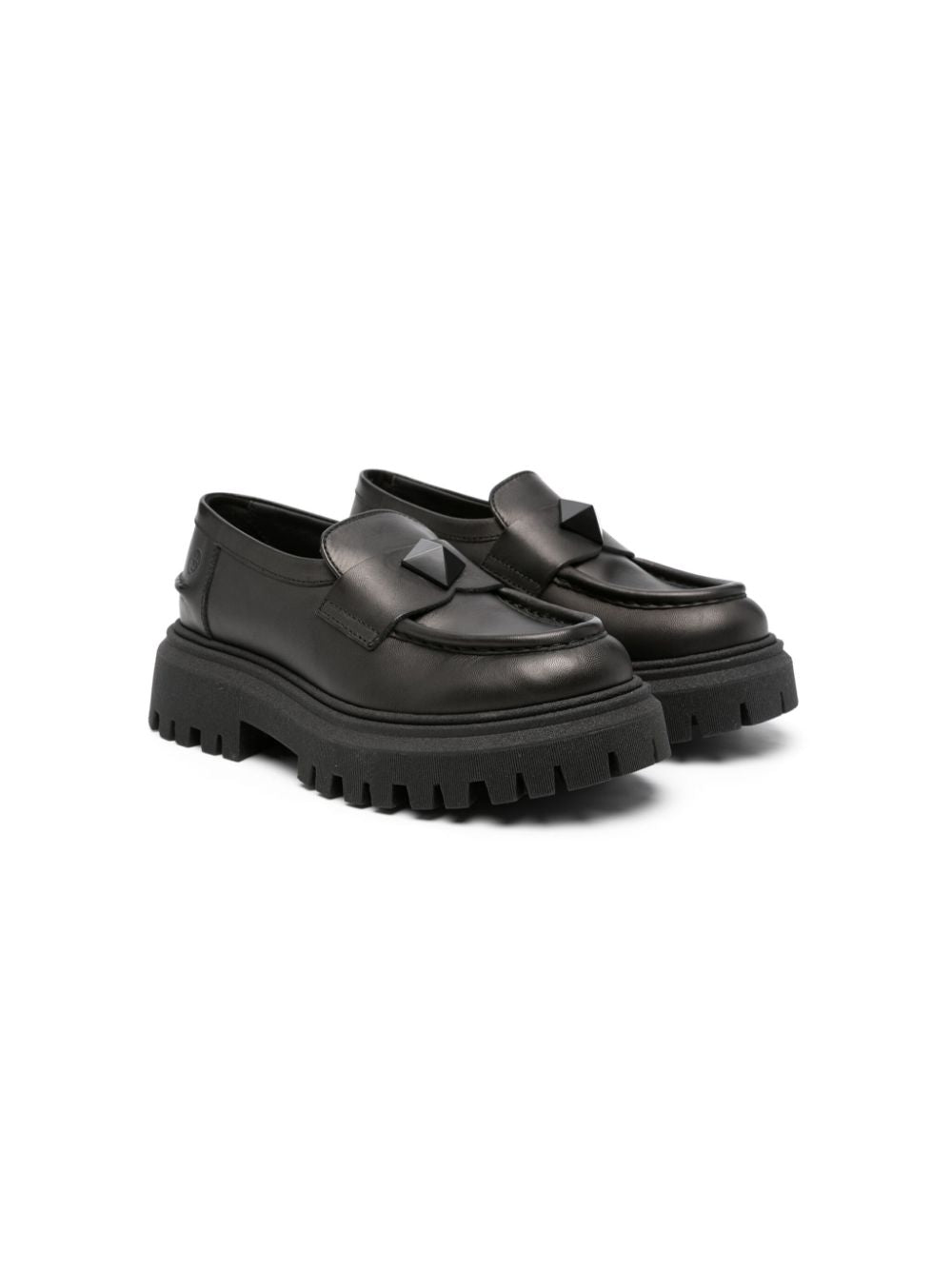 Mocassins noirs pour filles