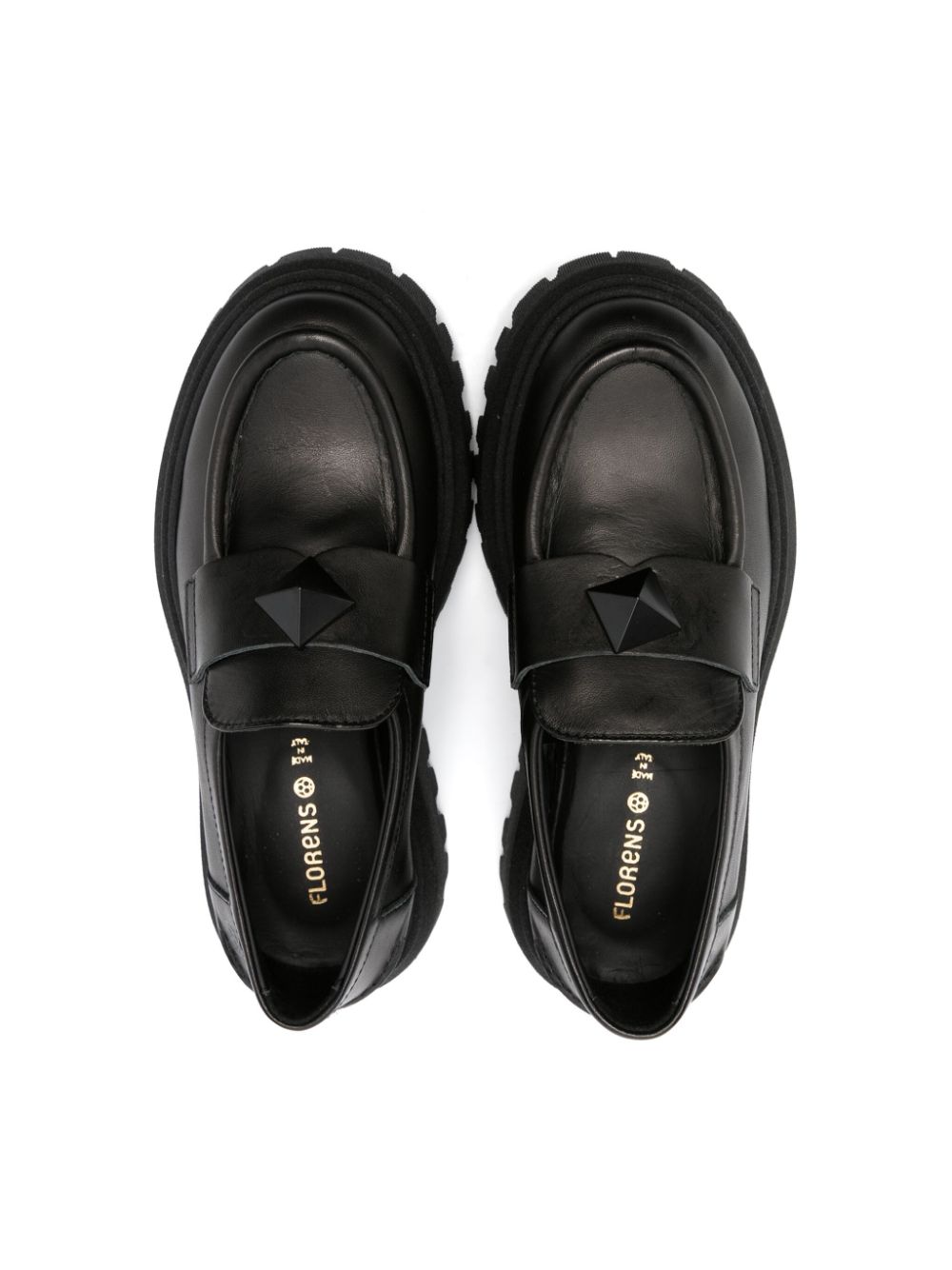 Mocassins noirs pour filles