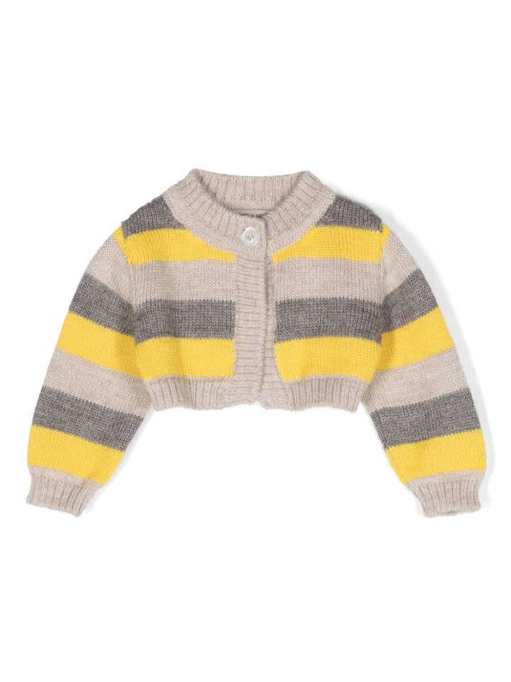 Cardigan multicolor a righe unisex