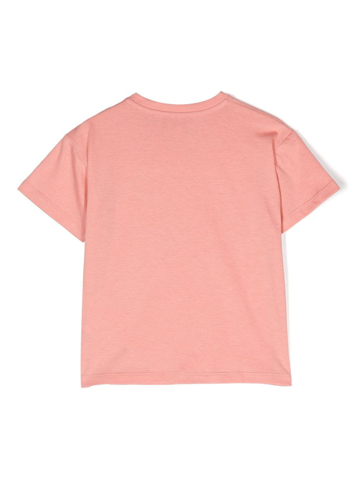 T-shirt rosa neonata