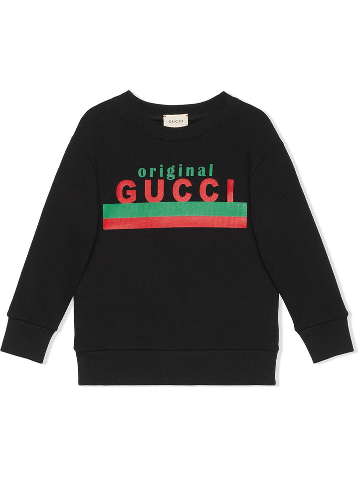 Sweat-shirt noir Gucci Kids