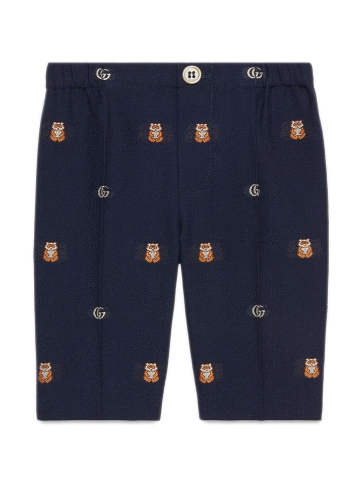 Pantalone blu navy neonato