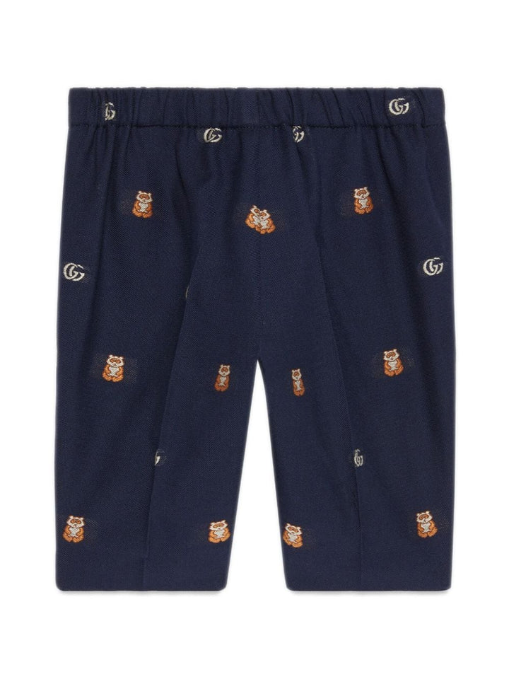 Pantalone blu navy neonato