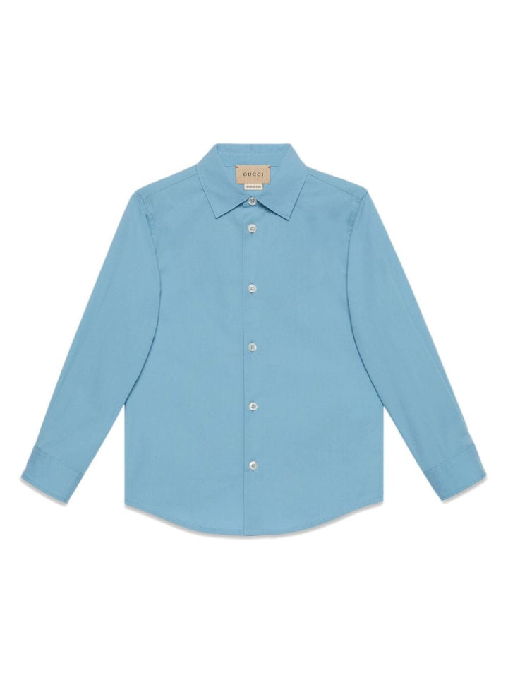 Chemise bleu bébé