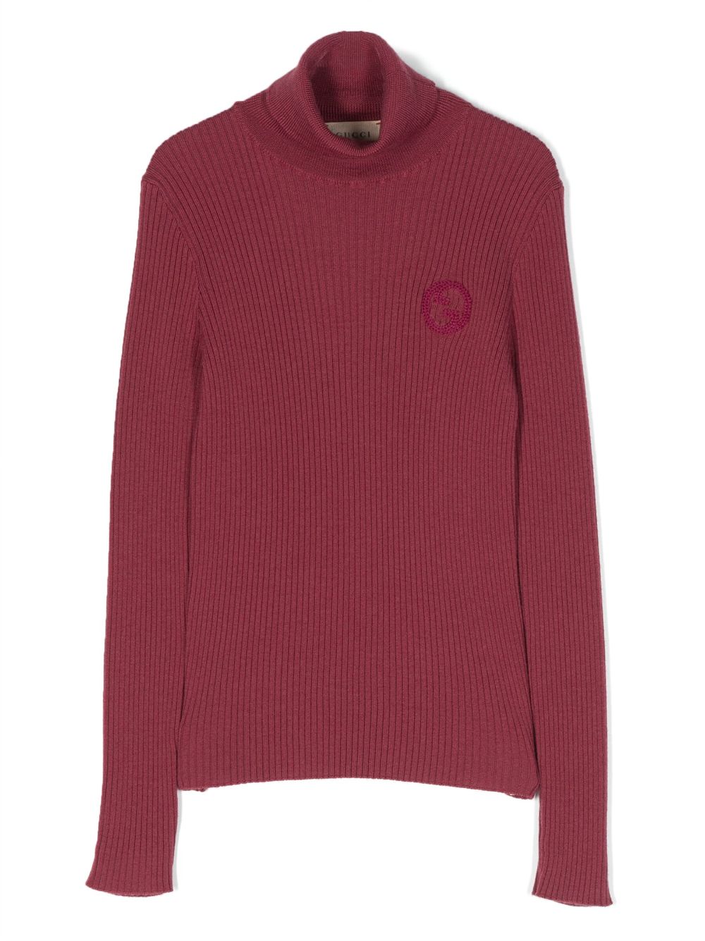 Maglione rosso mattone bambino