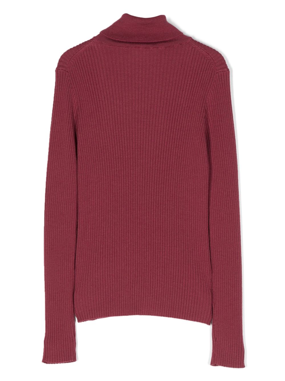 Maglione rosso mattone bambino