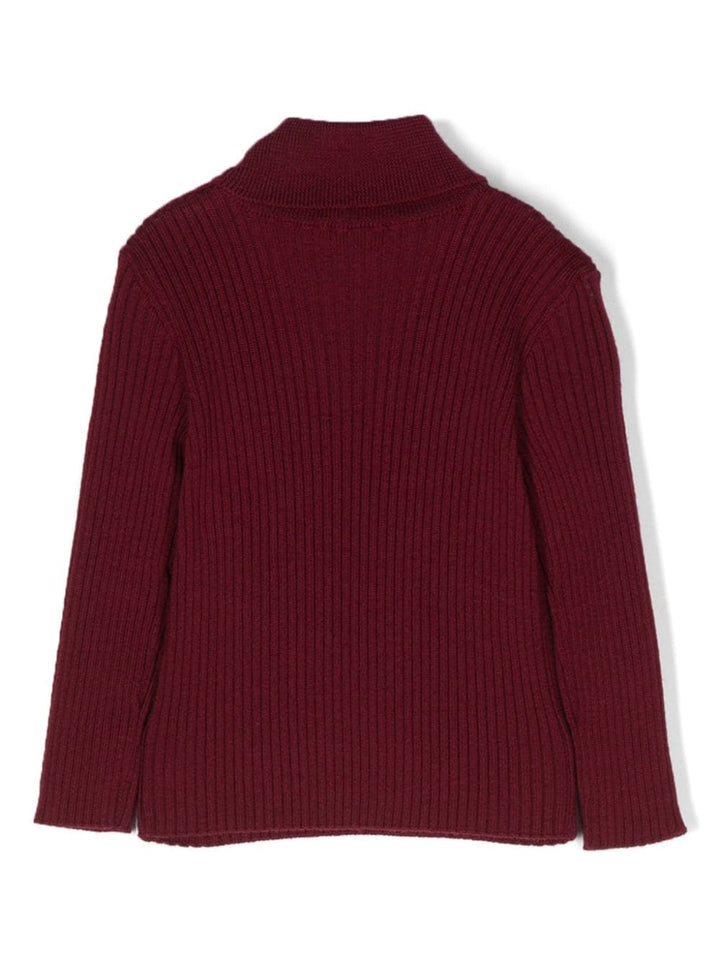 Maglione rosso neonato