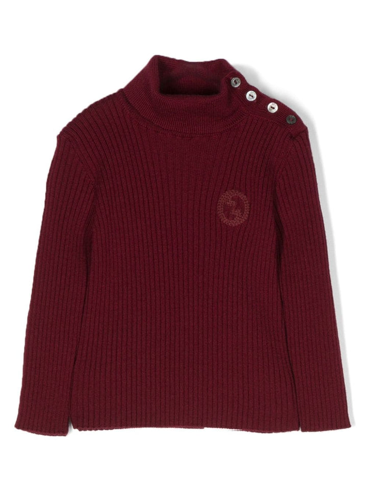 Maglione rosso neonato