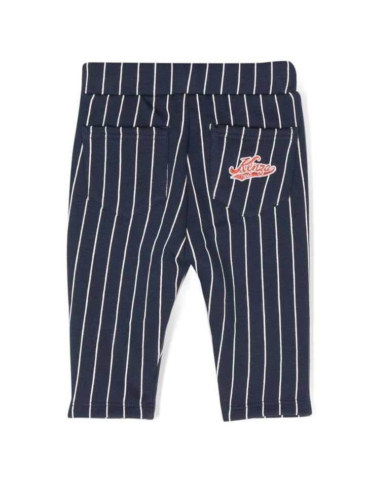 Pantaloni blu neonato