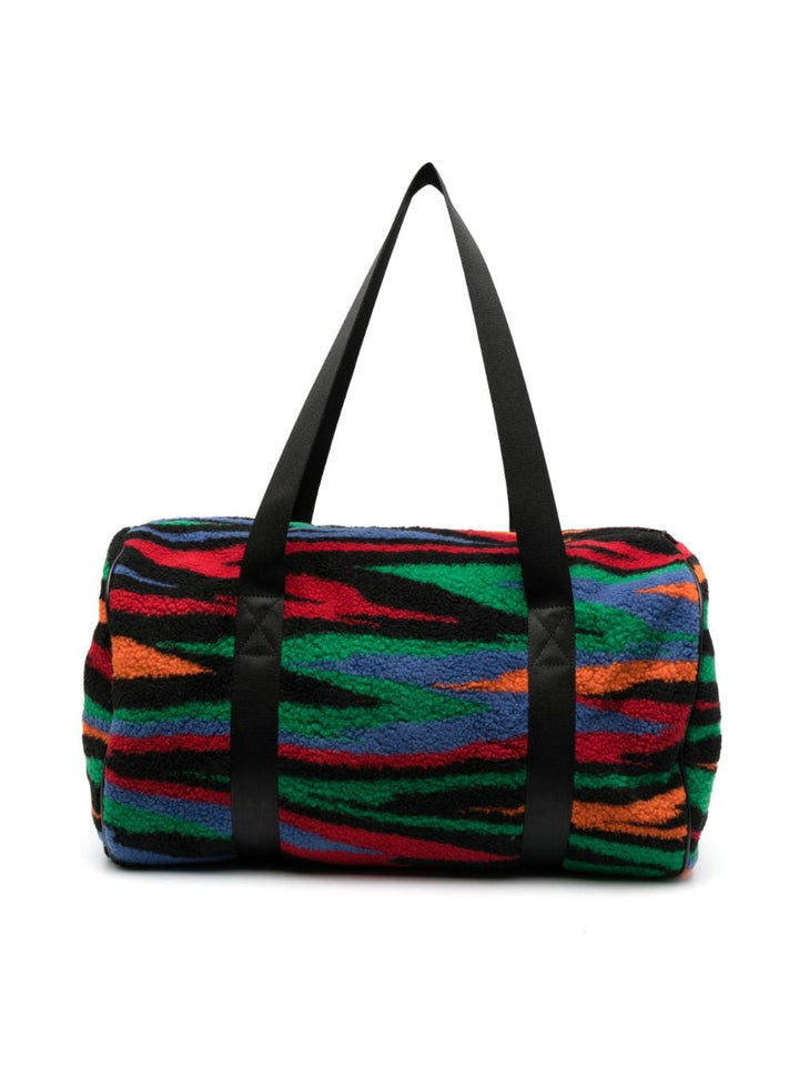 Borsa multicolor bambina misto lana e cotone