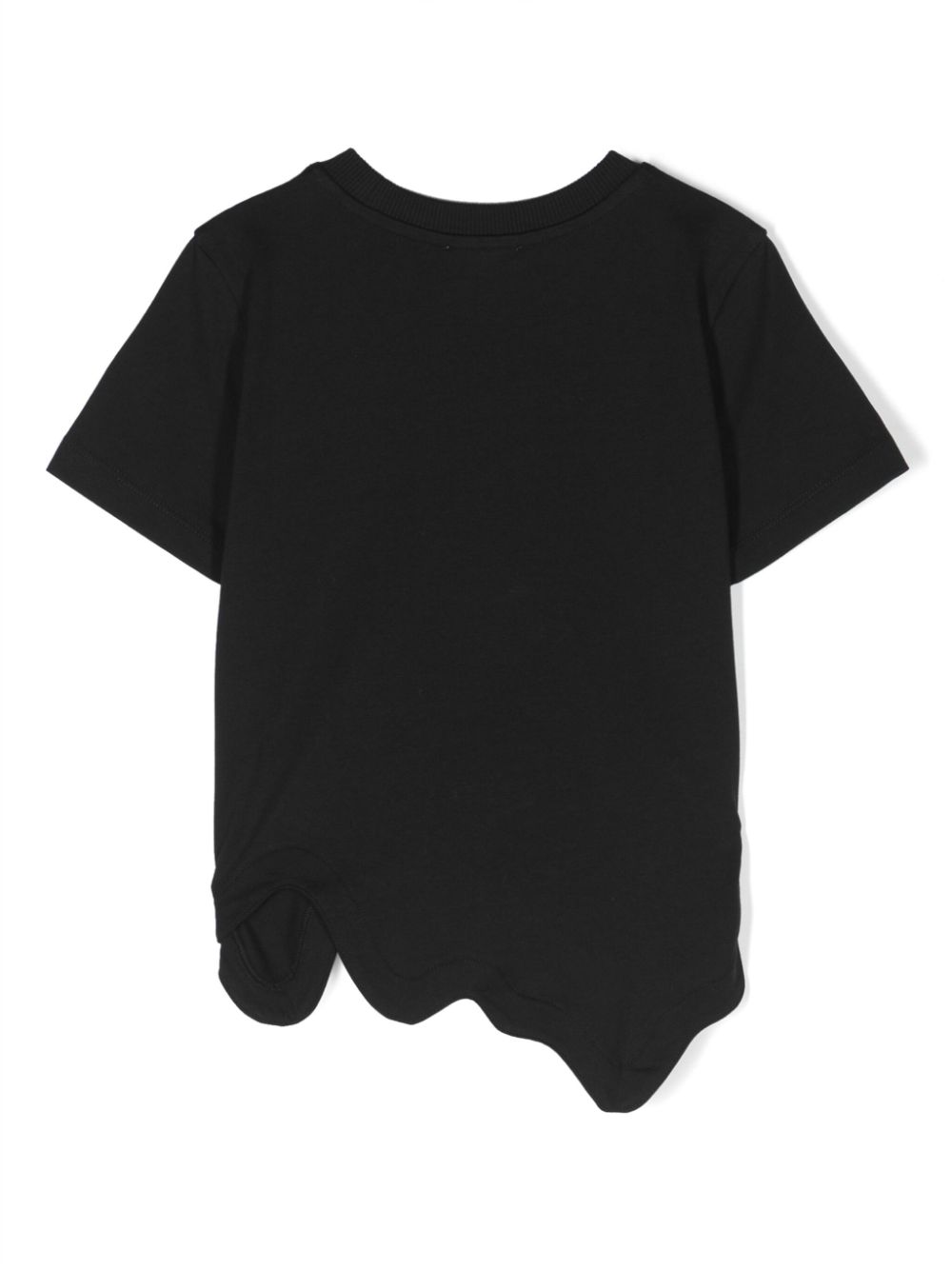 T-shirt fille noir avec imprimé