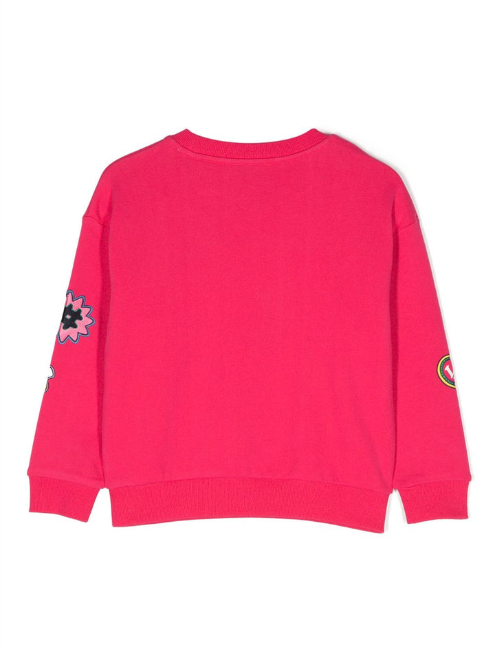 Sweat framboise fille