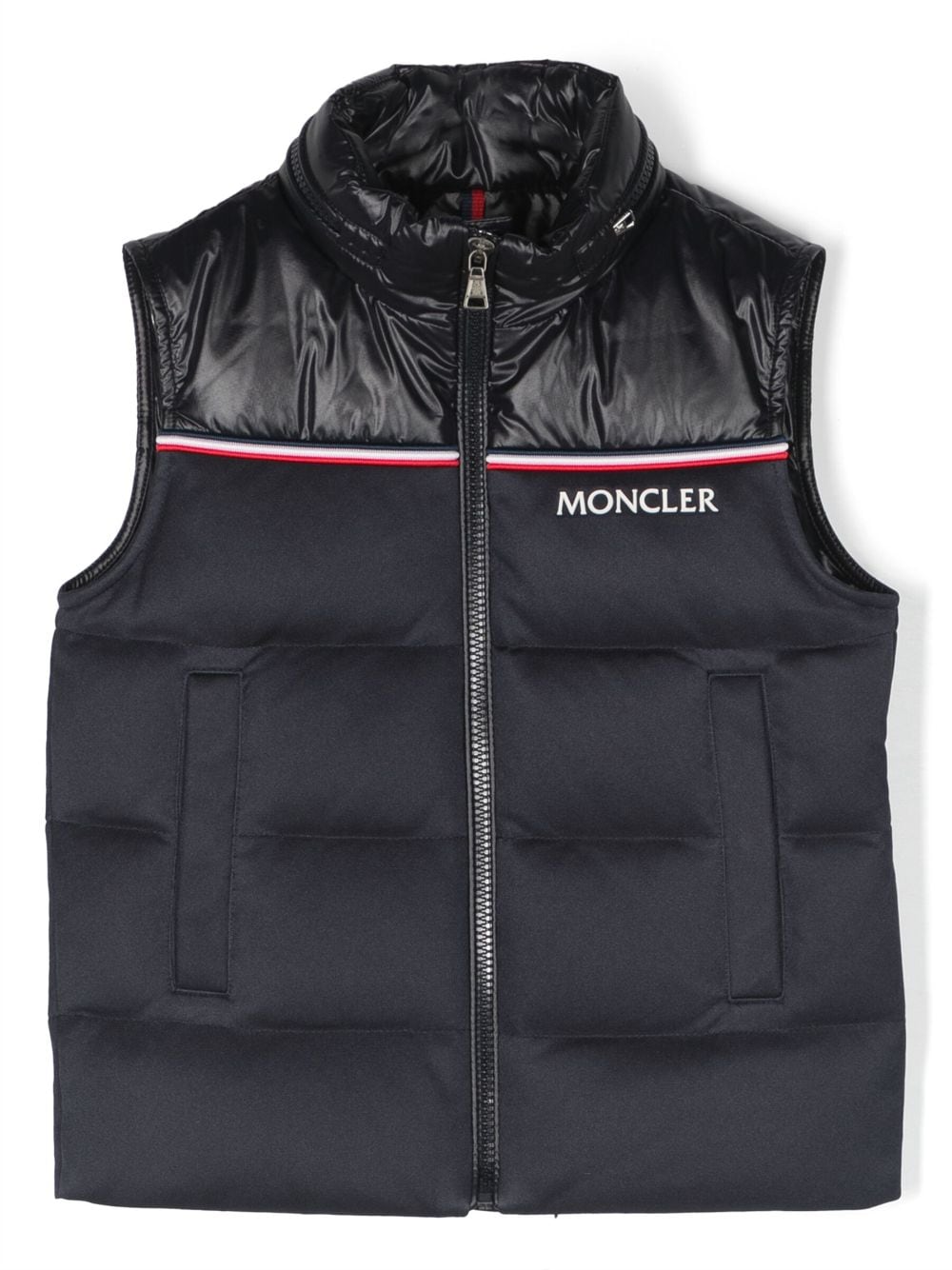 Gilet enfant bleu avec logo