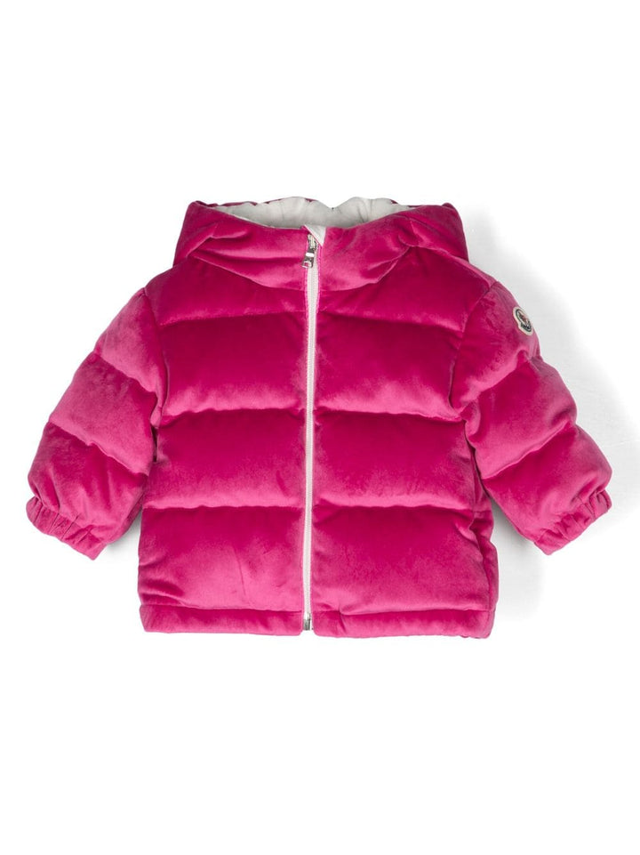 Veste rose bébé avec logo