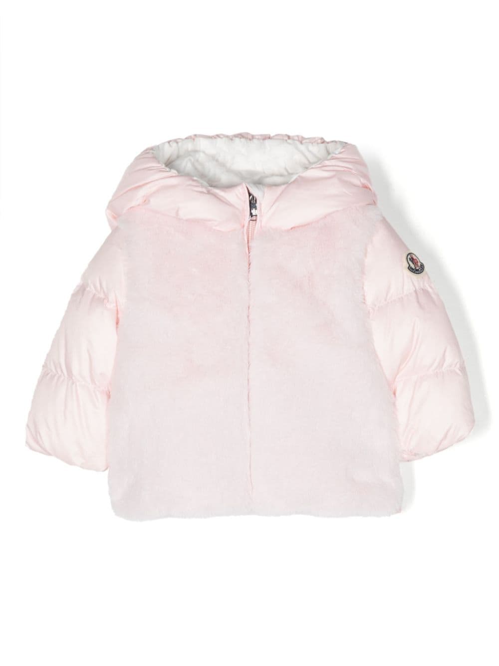 Veste rose bébé avec logo