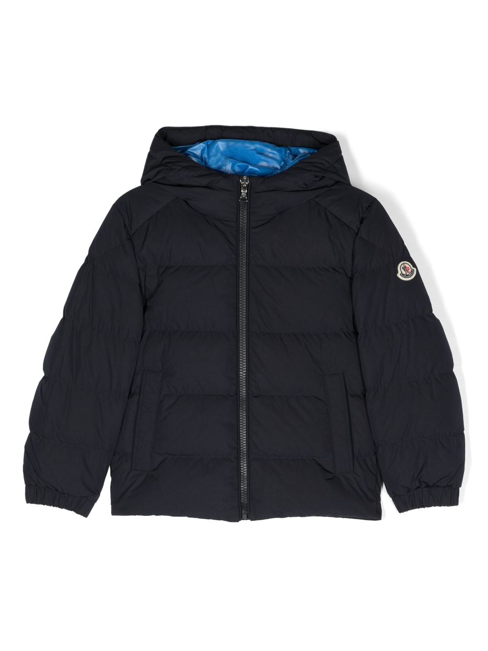 Veste enfant bleue avec patch