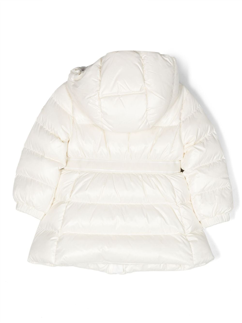 Manteau bébé fille blanc avec appliqué