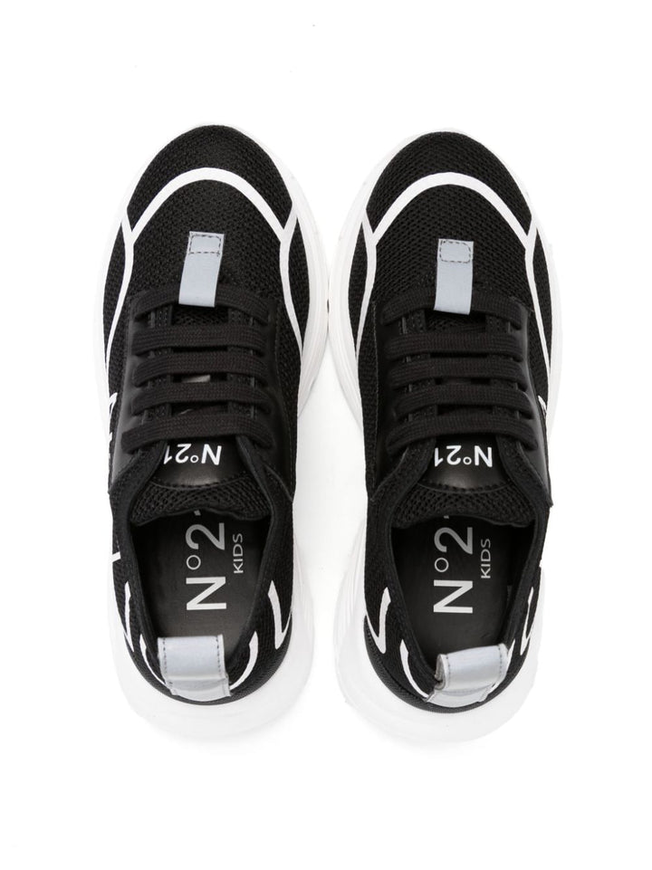 Sneakers nero/bianco bambino