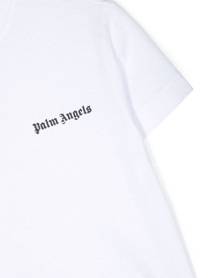 T-shirt enfant blanc avec logo