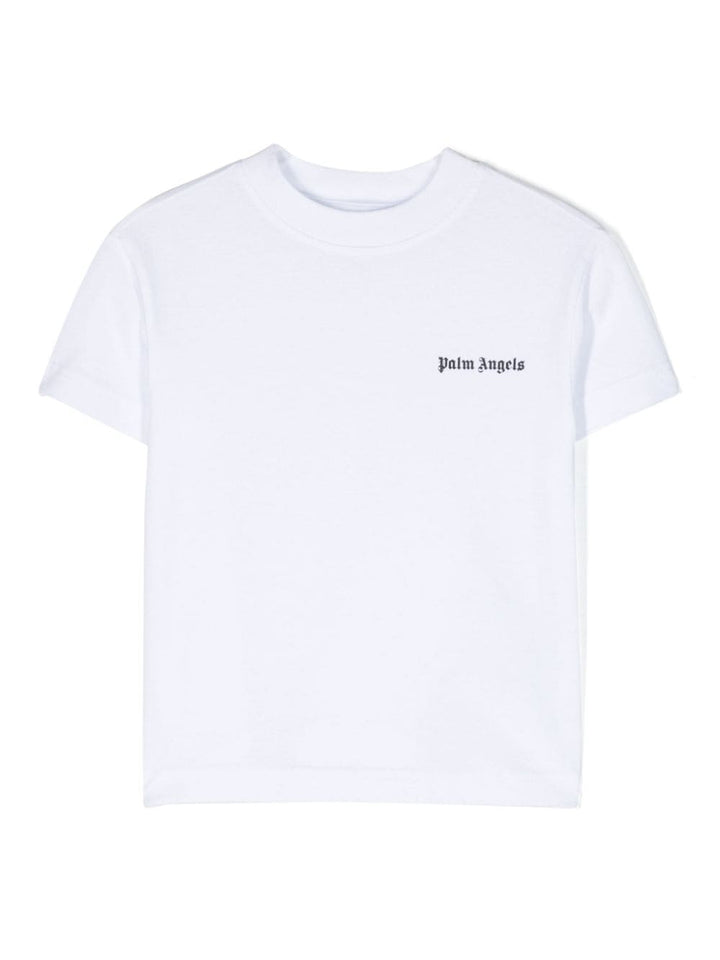 T-shirt enfant blanc avec logo