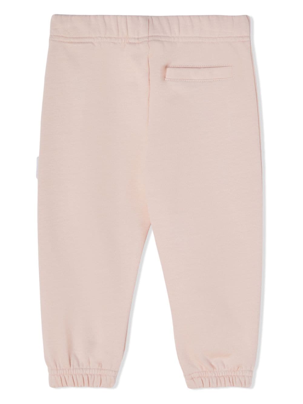 Pantalon de survêtement bébé fille rose clair avec imprimé