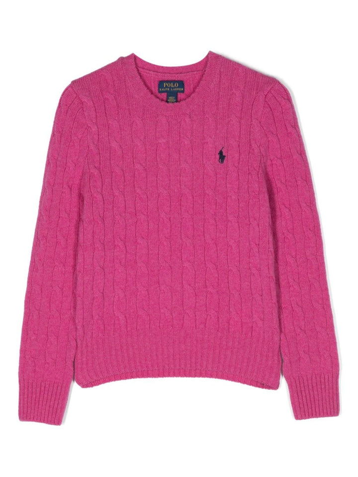 Maglione con ricamo Polo Pony